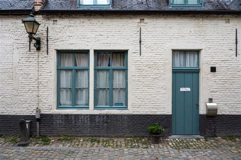 Leuven Flemish Brabant Region Belgium Facade Of Historical Brick