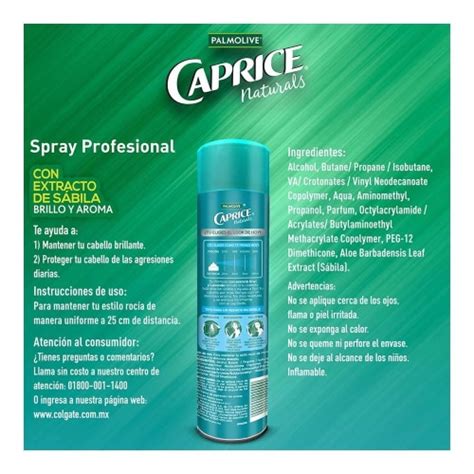 Spray Para Cabello Caprice Palmolive Naturals Con Extracto De S Bila