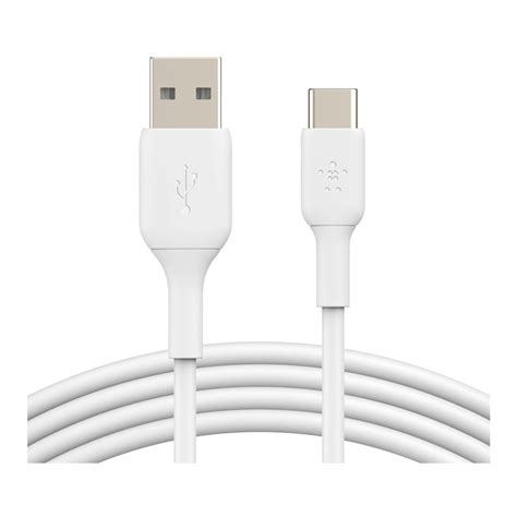 Charging Cable สายชาร์จ Belkin Boost Charge Usb A To Usb C 1 Meter Cab001bt1mwh White