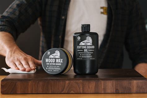 Cutting Board Oil And Wood Wax Set Walrus Oil