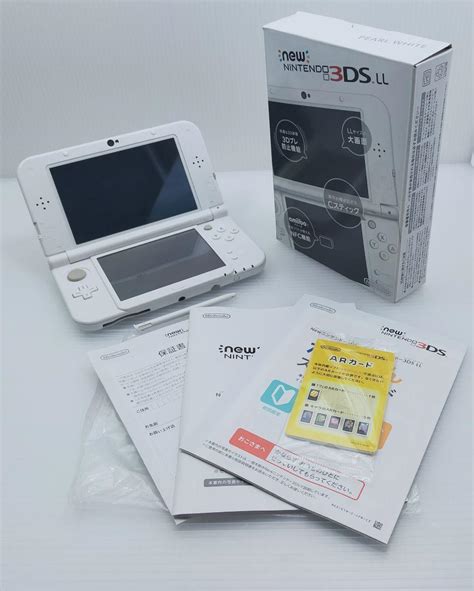 【やや傷や汚れあり】【1円スタート】new Nintendo 3ds Ll パールホワイト 任天堂 ニュー ニンテンドー 本体 3dsの落札