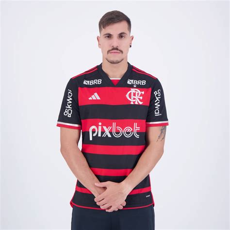 Camisa Adidas Flamengo I 2024 Patrocínio FutFanatics