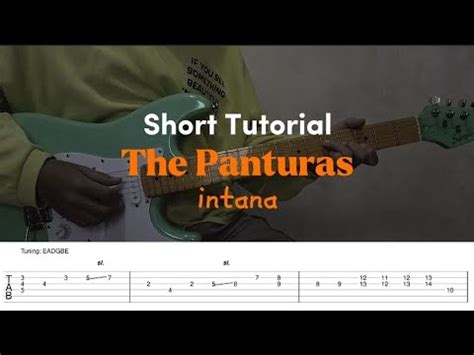 Tutorial Gitar Intana The Panturas Tab YouTube