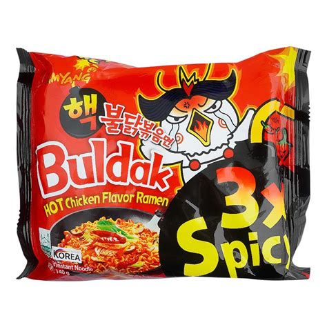 Purchase Samyang Buldak Hot Chicken Ramen Noodle 3x Spicy 140g Online