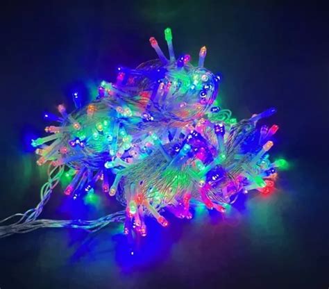 Serie Navideña Luz Led Variedad De Colores 300 Leds 15 Metro Color