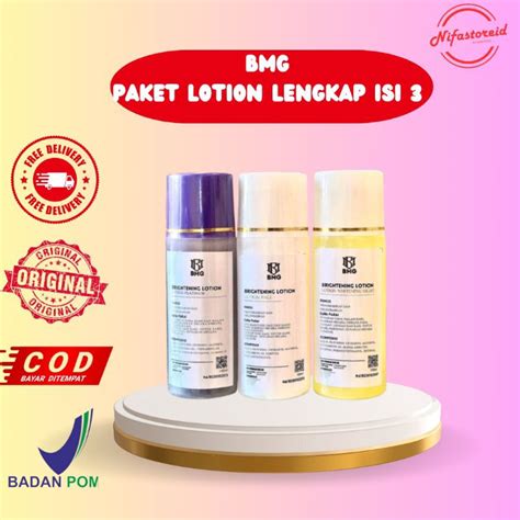 Jual Ready Bmg Paket Isi Lotion Pemutih Hb Anggur Siang Malam