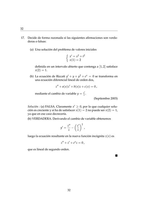 Ejercicios Resueltos De Ecuaciones Diferenciales Pdf