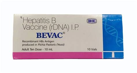 Bevac Hepatitis B Vaccine Ml At Rs Piece Immunization