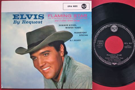 Nostalgipalatset - ELVIS PRESLEY - Flaming star + 3 EPA 9011 Tysk EP 1961