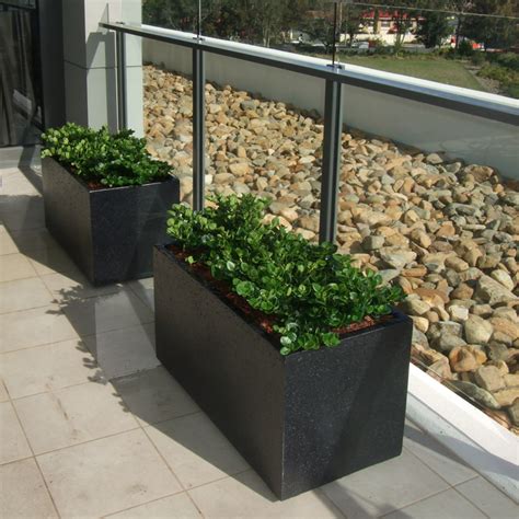 Oblong Planter Lightweight Terrazzo