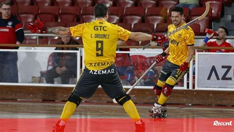 Benfica goleia HC Braga no primeiro jogo do playoff Hóquei em Patins