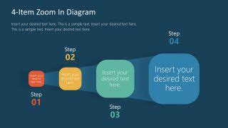 4 무료ppt다운 Zoom In diagram다이어그램 무료ppt템플릿 Template