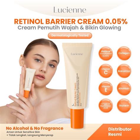 Jual Free Gift Lucienne Retinol Matte Sunscreen Tinted Sunscreen