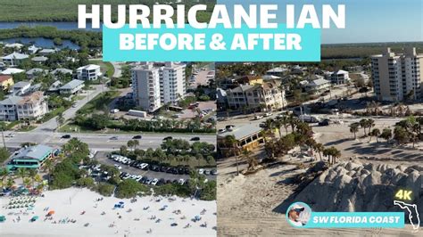 Hurricane Ian Before And After At Bonita Beach And Ft Myers Beach