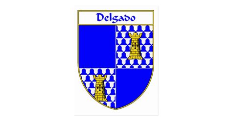 Delgado Coat of Arms/Family Crest Postcard | Zazzle.com