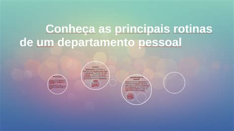 Conheça as principais rotinas de um departamento pes by mateus sampaio