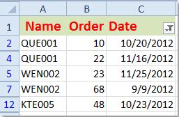 Comment filtrer les dates entre deux dates spécifiques dans Excel