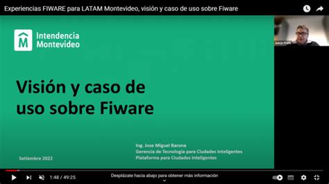 Montevideo visión y caso de uso sobre Fiware y nuevo evento con AWS