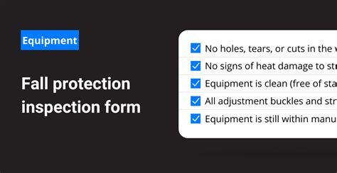 Fall Protection Inspection Form Hot Sex Picture