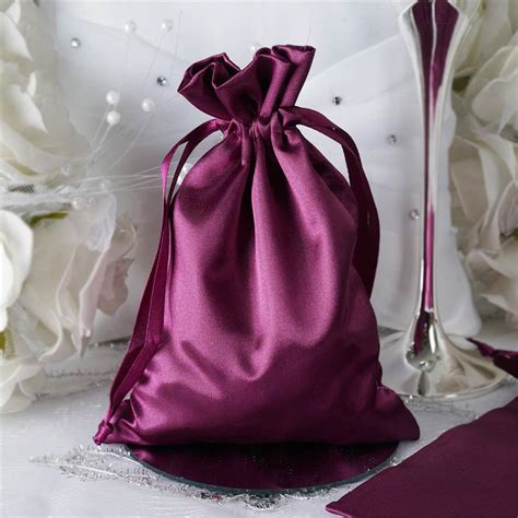 Pcs X Inch Satin Favor Bags Shiny Wedding Drawstring Gift Large