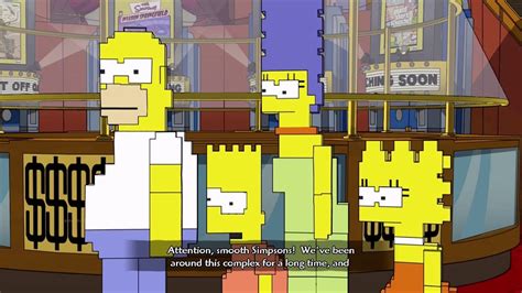 Hd Simpsons Meet 8 Bit Simpsons The Simpsons Game Youtube