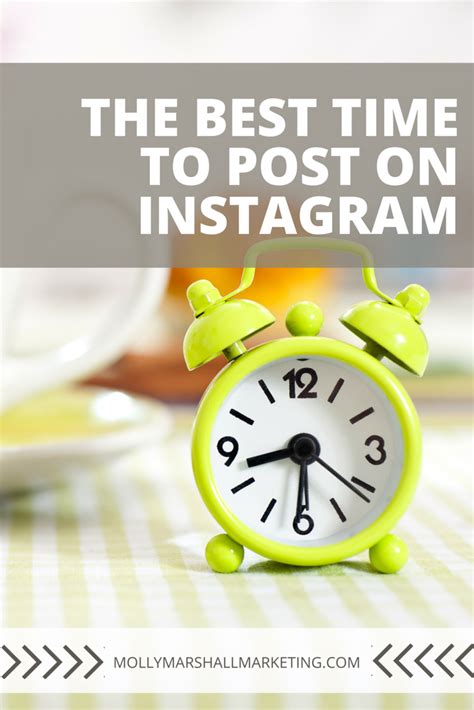 The Best Time To Post On Instagram Molly Marshall