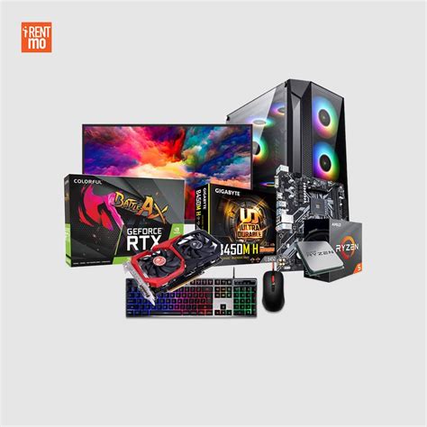 Ryzen 5600 Gaming PC With RTX 2060 Super 24 144Hz LED Buy Rent Pay