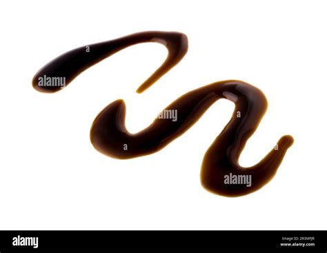 Balsamic Glaze On White Background Salad Dressing Stock Photo Alamy