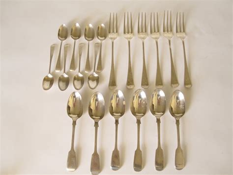 Bonhams A Set Of Six Three Pronged Silver Dinner Forks By Jdixon