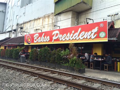 Bakso President Malang Wisata Kuliner Pinggir Rel Look At Me