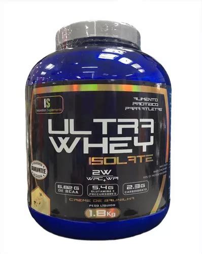 Whey Ultra Whey Isolate 1 8kg Innovation Creme De Baunilha MercadoLivre