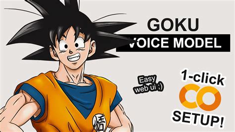 Goku AI Voice Model RVC 1 CLICK Google Colab Setup YouTube