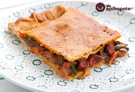 Receta de empanada gallega de lacón y setas Receta Receta de