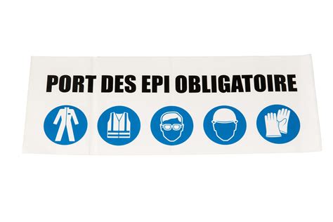 Panneau Port Des EPI Obligatoire Dans La Zone Ubicaciondepersonas