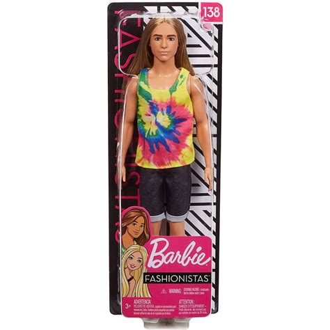 Buy Barbie Fashionistas Ken Doll 138 Long Blonde Hair Mydeal