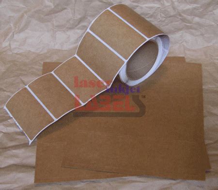 Brown Kraft Adhesive Labels