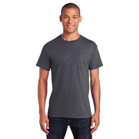 Gildan 2300 Ultra Cotton T Shirt With Pocket Charcoal Full Source