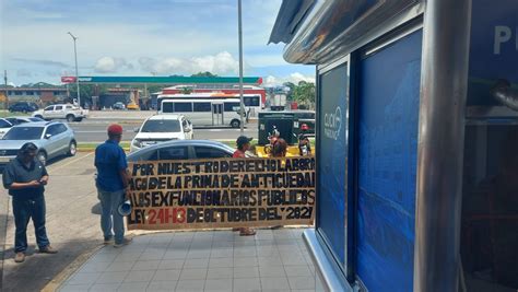 Panam Am Rica On Twitter Protesta Exfuncionarios De Mitradel