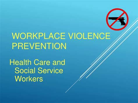 Ppt Workplace Violence Prevention Powerpoint Presentation Free