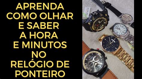 Aprenda Como Olhar E Saber A Hora E Minutos No Relógio De Ponteiro