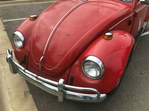 Volkwagen Vw Beetle Convertible Rat Rod Red Patina Classic