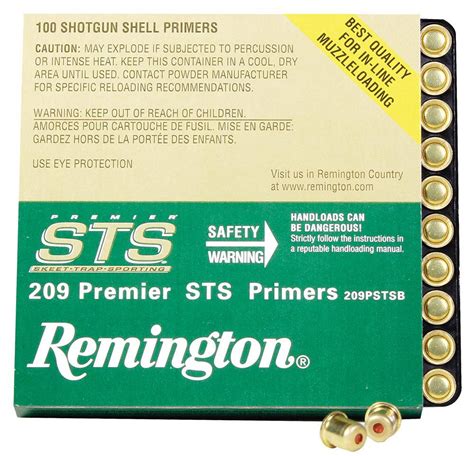 Remington Ammunition 23996 Premier Sts 209 Primers Clam Package