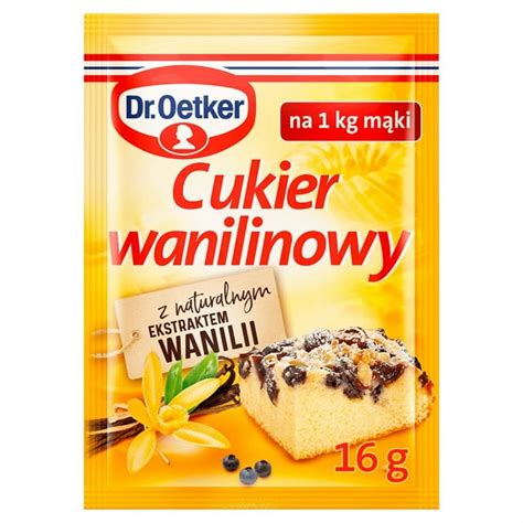 Dr Oetker Cukier Wanilinowy Premium Vanilla Sugar 16g056oz Packet 5