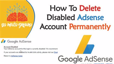 How To Delete Disabled Adsense Account Permanently Youtube