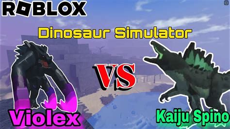 Roblox Dinosaur Simulator Pvp Violex And Test Youtube