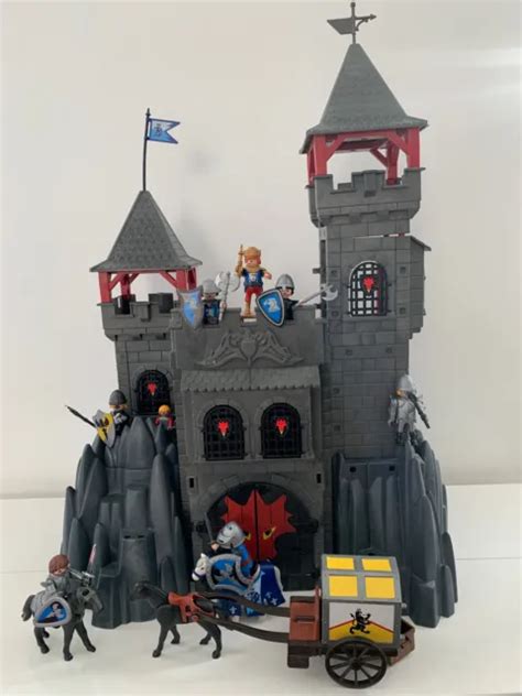 Playmobil Chateau Fort Forteresse Du Dragon Rouge Réf 3269 11