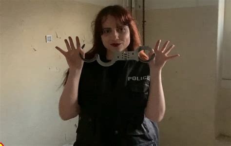 Officer Zara arrested Anahí Cuffgirl at Bondage Metal Download or