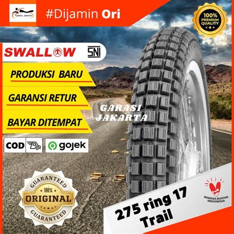 Jual Ban Luar Motor Trail Swallow Ukuran Ring S Trail