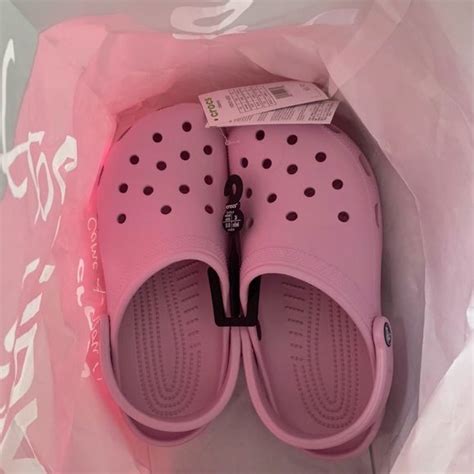 Pink Crocs Pink Crocs Crocs Fashion Hype Shoes