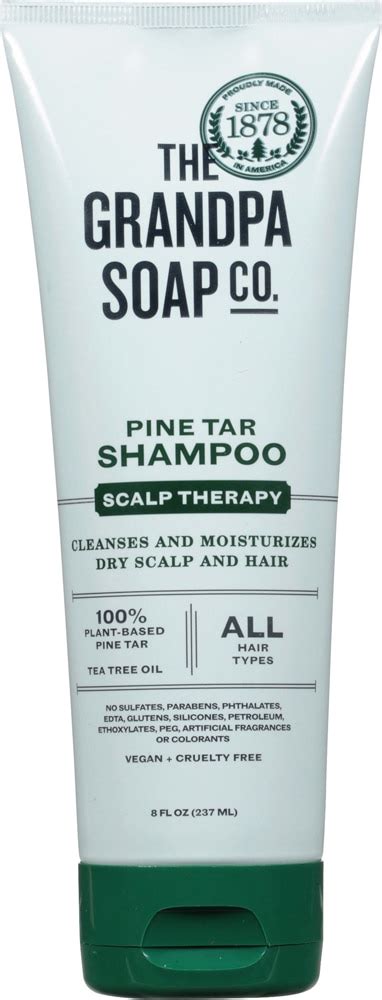 The Grandpa Soap Co Shampoo Scalp Therapy Pine Tar 8 Fl Oz Vitacost